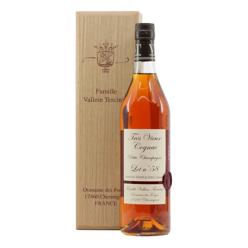 Vallein Tercinier Petite Champagne 1958 65 Year Old Cognac 48.4% ABV 700ml