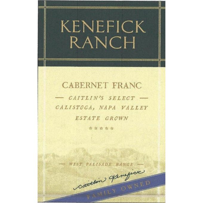 Kenefick Ranch Caitlin's Select Cabernet Franc 2016 750ml