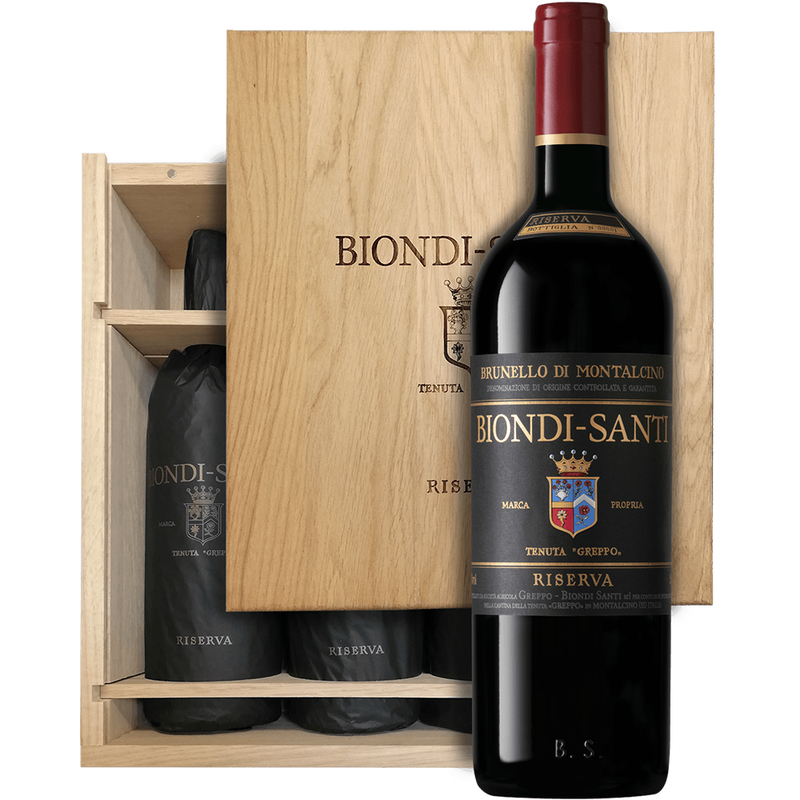 Biondi-Santi Tenuta Greppo Brunello di Montalcino Riserva Vertical Collection 3x750ml