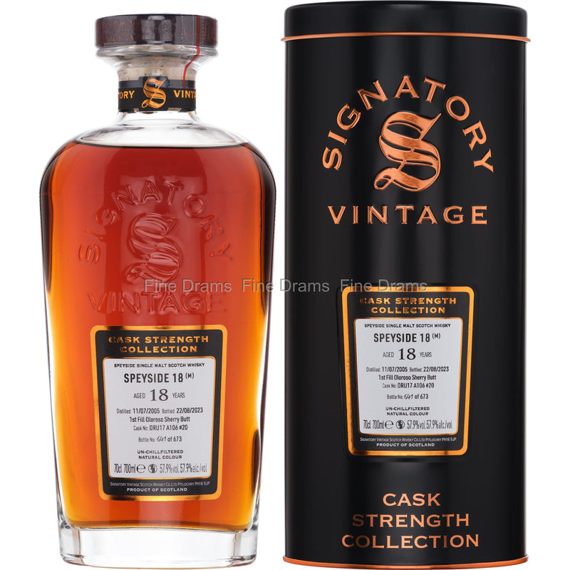 Signatory Speyside (Macallan) 2005 18 Year Old 57.9% ABV 700ml