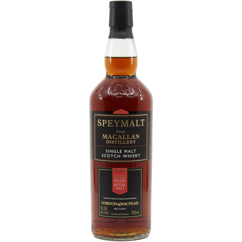 Gordon & MacPhail Speymalt Macallan 2000 21 Year Old #1763 55.5% ABV 700ml