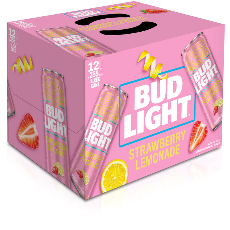 Bud Light Strawberry Lemonade 12 Cans