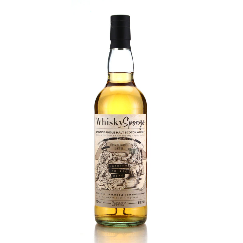 Whisky Sponge Edition No.72 Speyside 2003 19 Year Old 51.2% ABV 700ml