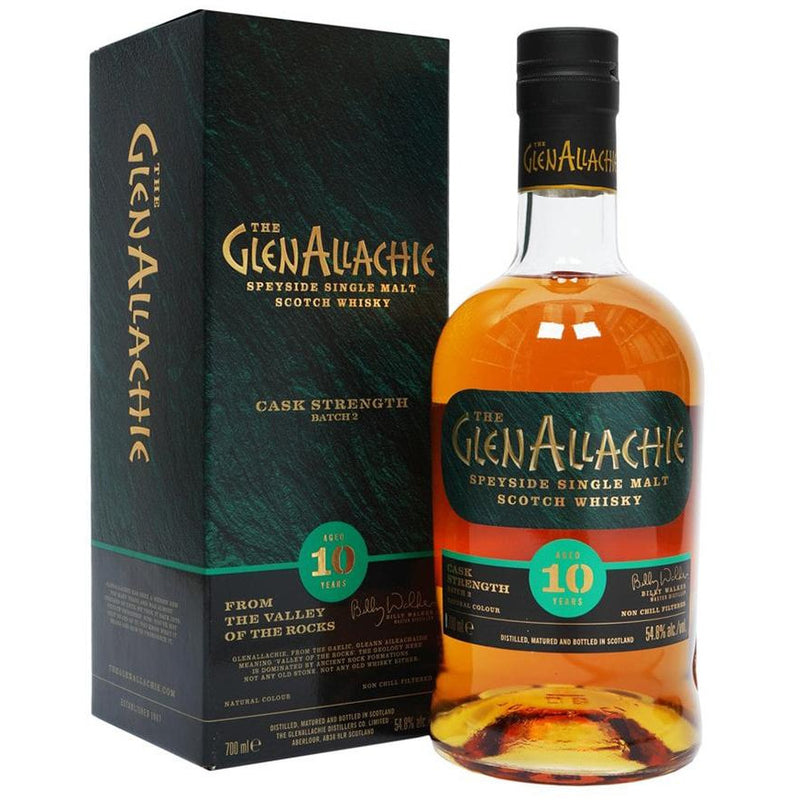 The GlenAllachie 10 Year Old Cask Strength Batch 2 54.8% ABV 700ml