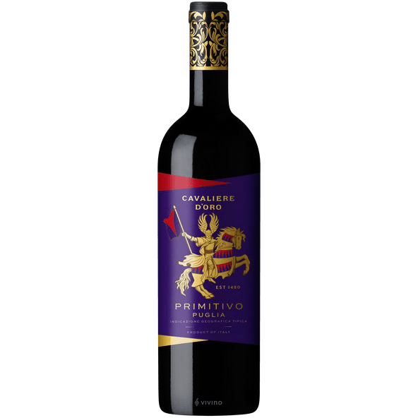 Cavaliere D'Oro Primitivo Puglia 750ml