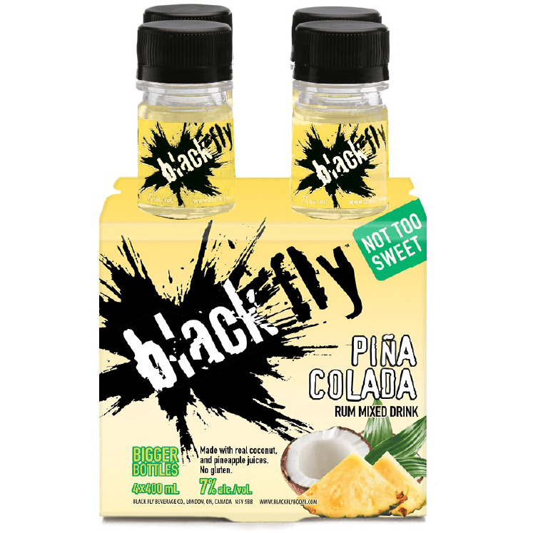 Black Fly Rum Pina Colada 4 Bottles