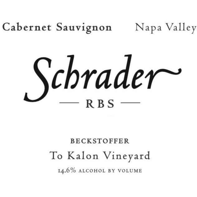 Schrader RBS To Kalon Vineyard Cabernet Sauvignon 2019 750ml